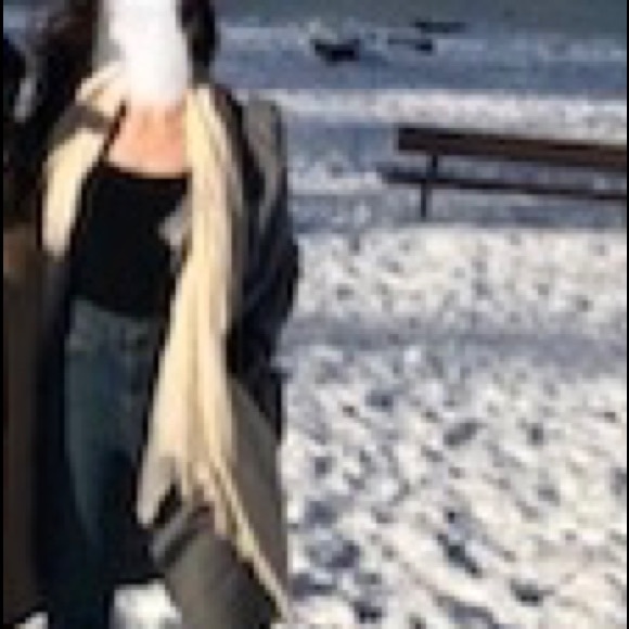 Grey wool waterfall jacket. - Picture 4 of 4